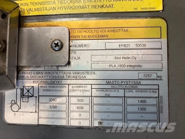 Mitsubishi FB15PNT Električni viličari