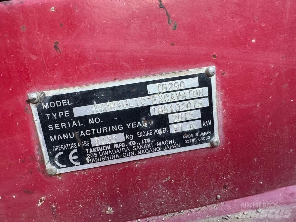 Takeuchi TB 290 Bageri gusjeničari