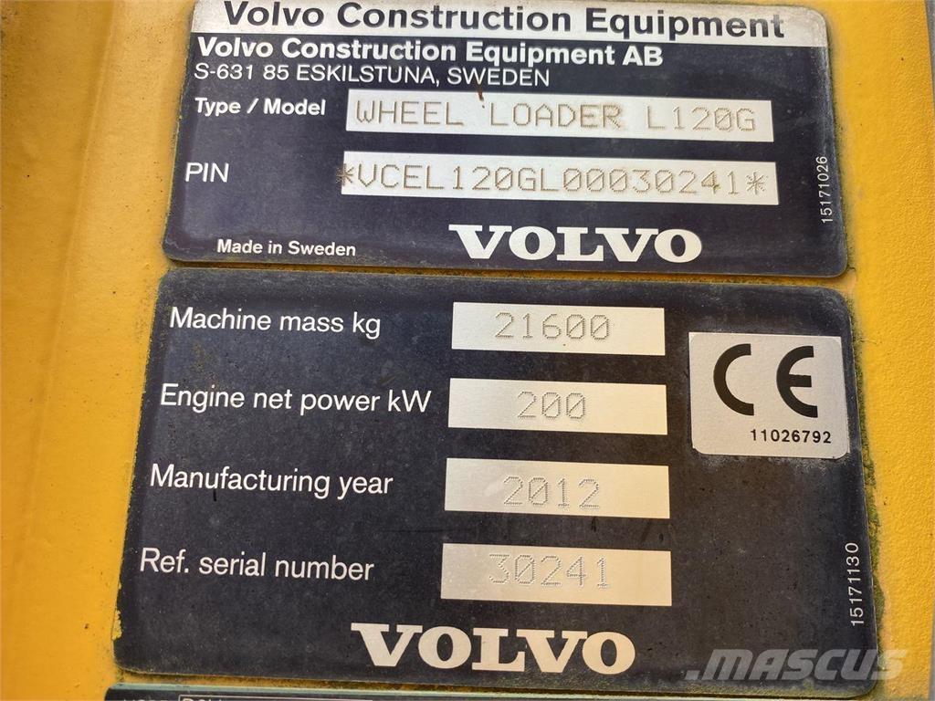 Volvo L120G Utovarivači na kotačima