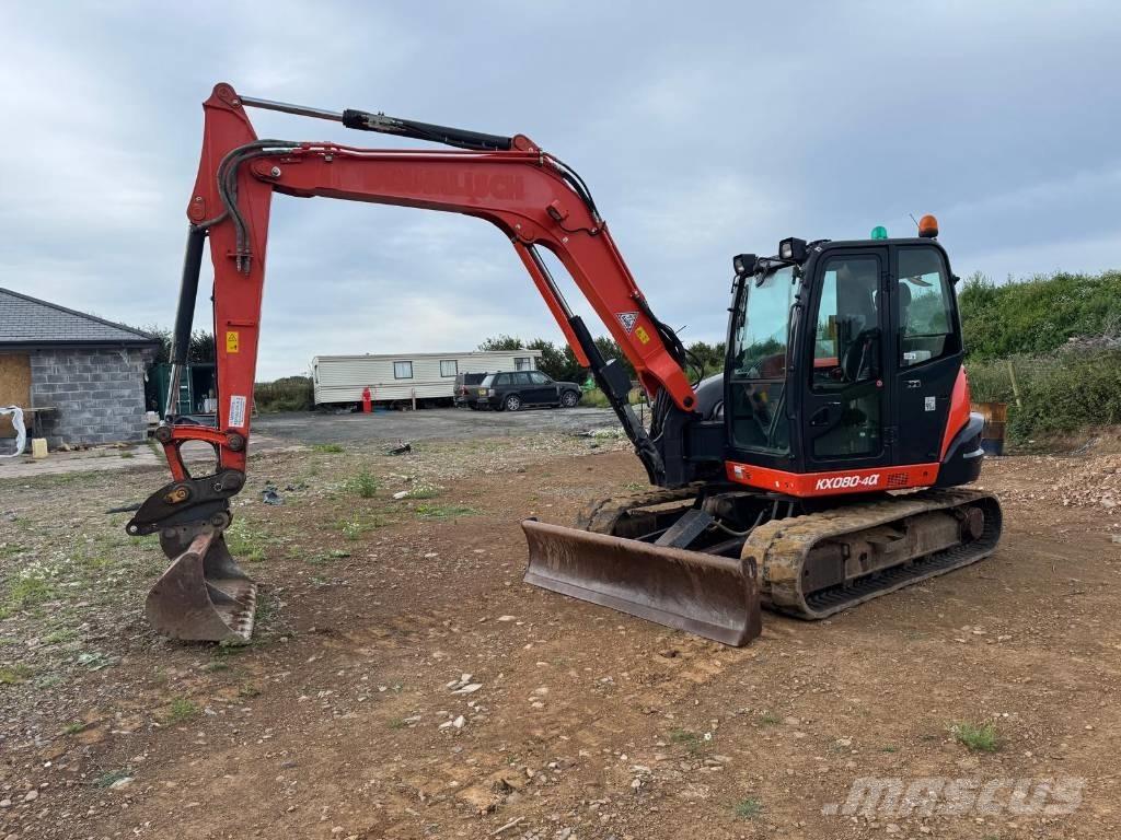 Kubota KX 080-4 Midi bageri 7t – 12t