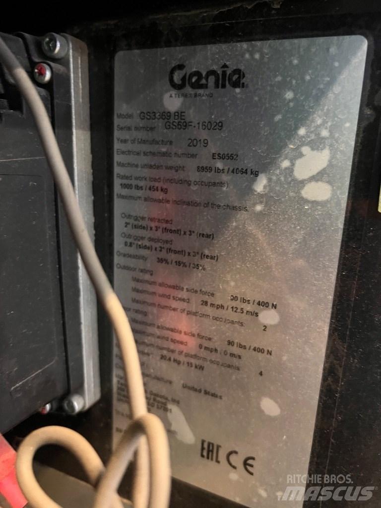 Genie GS 3369 BE Škaraste platforme