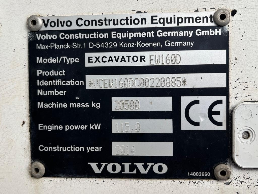 Volvo EW 160 D Bageri na kotačima