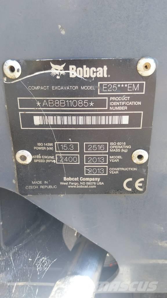 Bobcat E 25 Mini bageri <7t