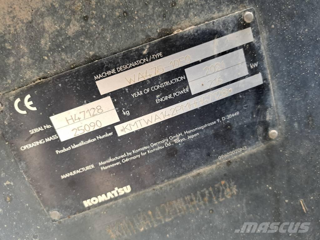 Komatsu WA475-10E0 Utovarivači na kotačima