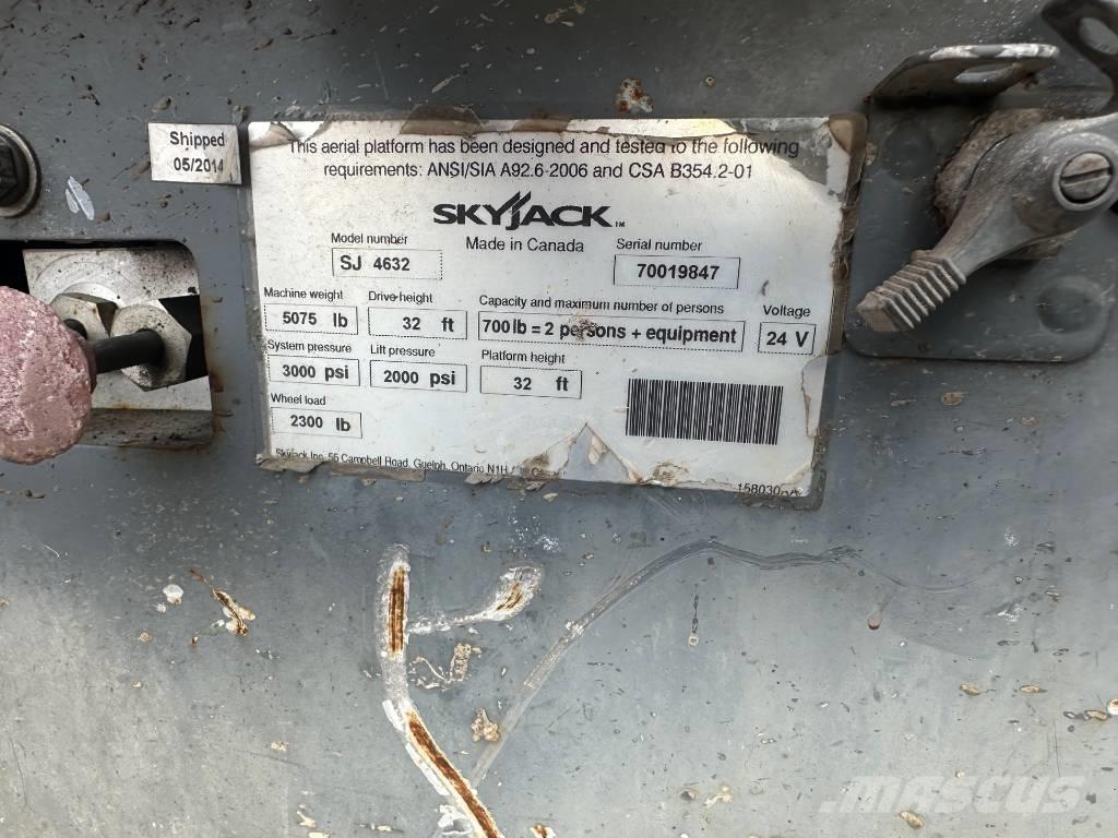 SkyJack SJ 4632 Škaraste platforme