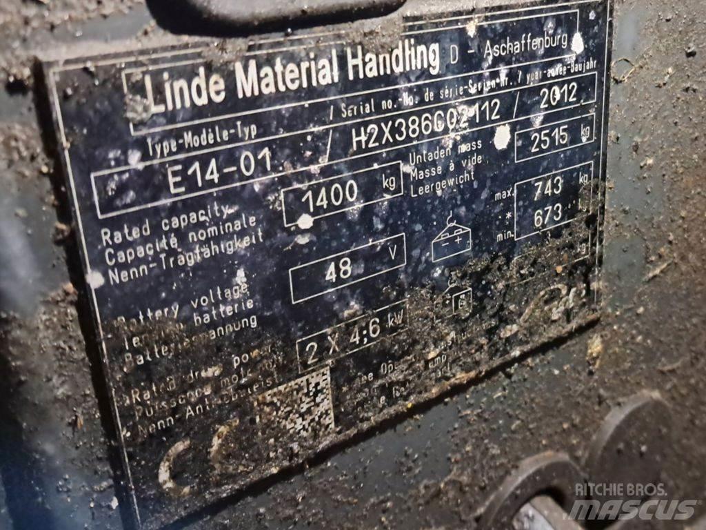 Linde E14-01 Električni viličari