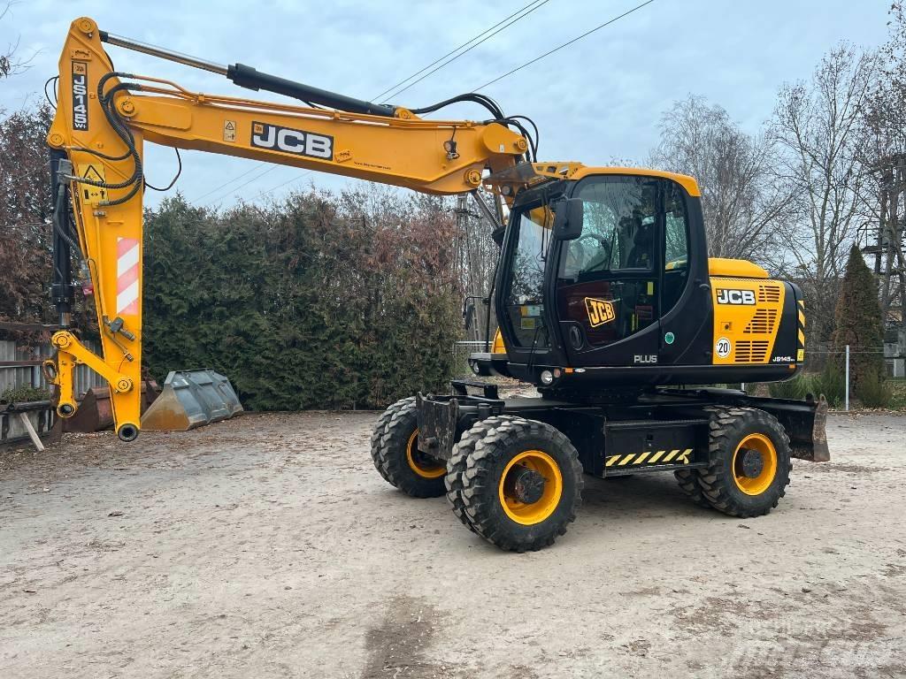 JCB JS 145 W+ TT4i Bageri na kotačima