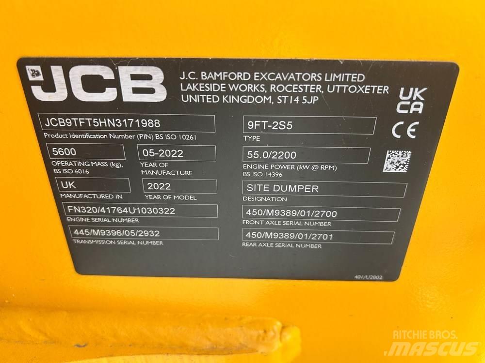 JCB 9TFT-2 Demperi za gradilišta