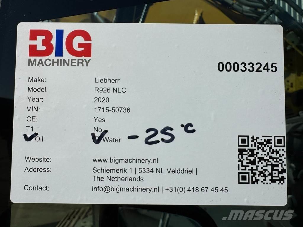 Liebherr R926 NLC Bageri gusjeničari