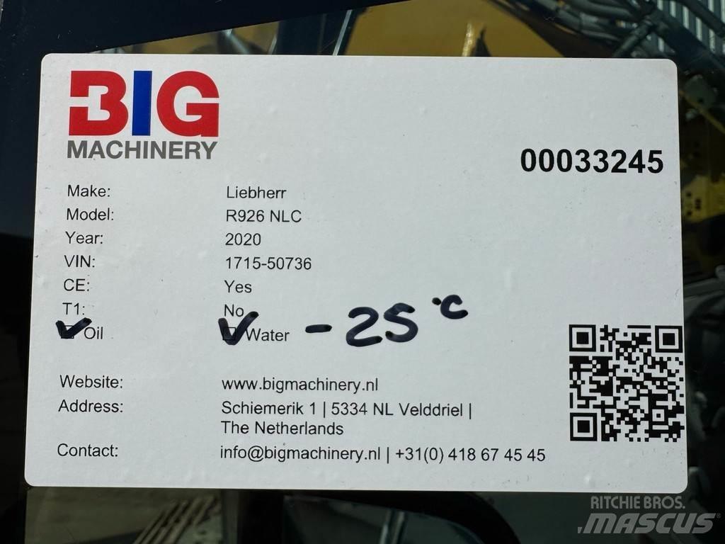 Liebherr R926 NLC Bageri gusjeničari