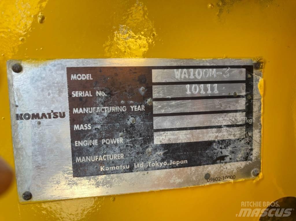 Komatsu WA100M-3 Utovarivači na kotačima