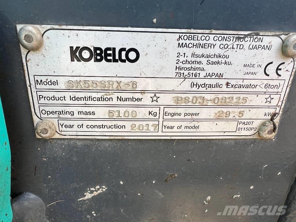 Kobelco SK 55 SRX-6 Mini bageri <7t