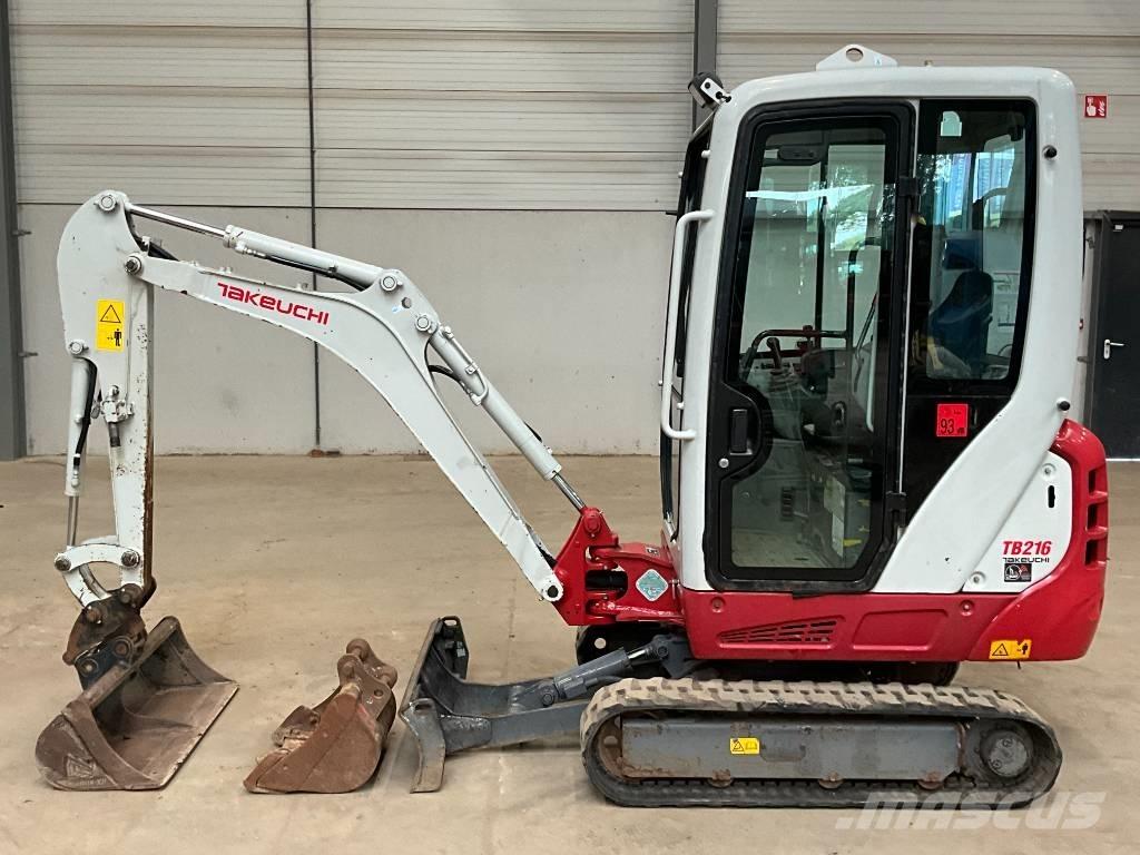 Takeuchi TB 216 Mini bageri <7t