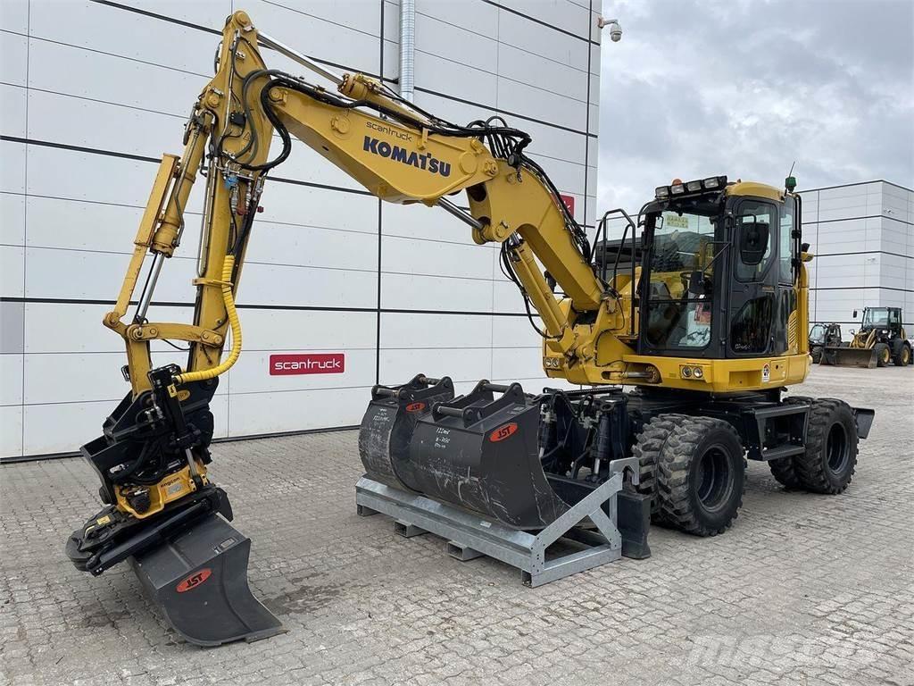 Komatsu PW118MR-11 Bageri na kotačima