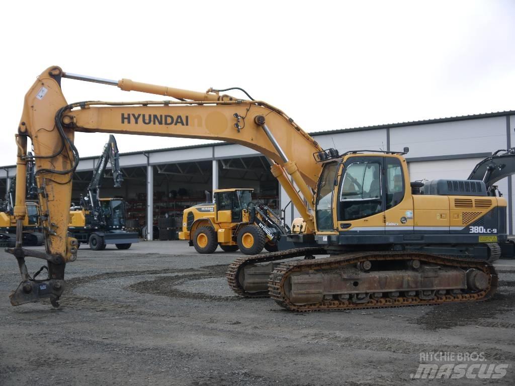 Hyundai R 380 LC-9 Bageri gusjeničari