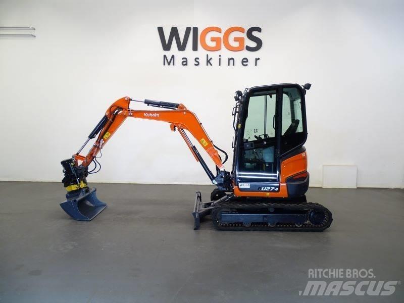 Kubota U 27-4 Mini bageri <7t