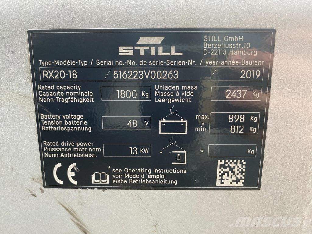 Still RX20-18 Električni viličari