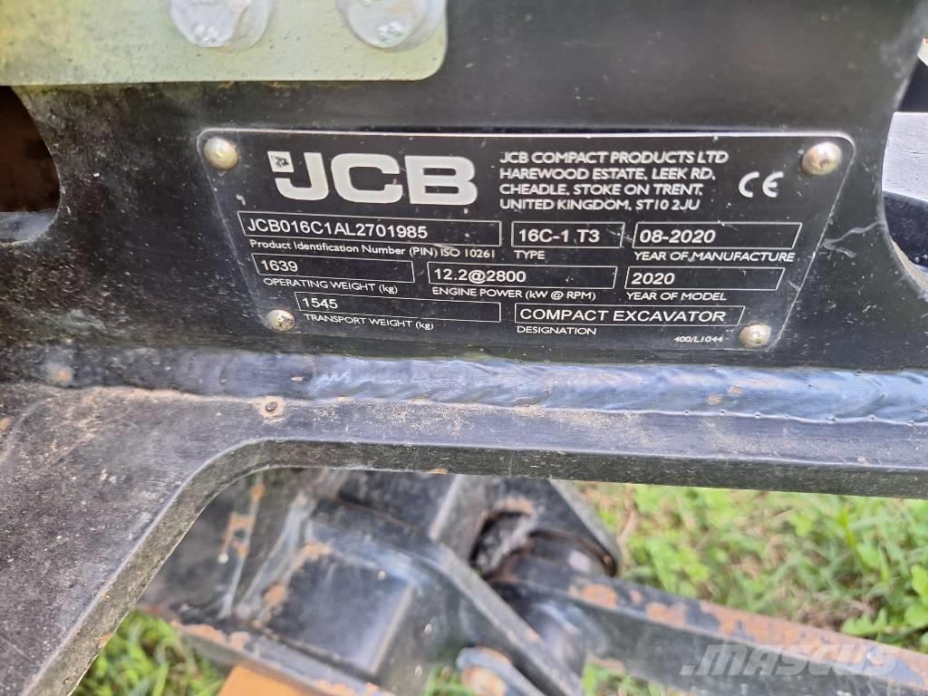 JCB 16 C-1 Mini bageri <7t