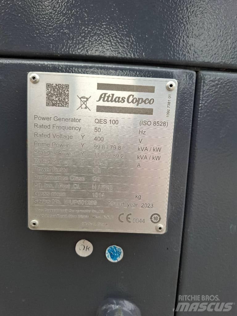 Atlas Copco QES 100 Dizel agregati