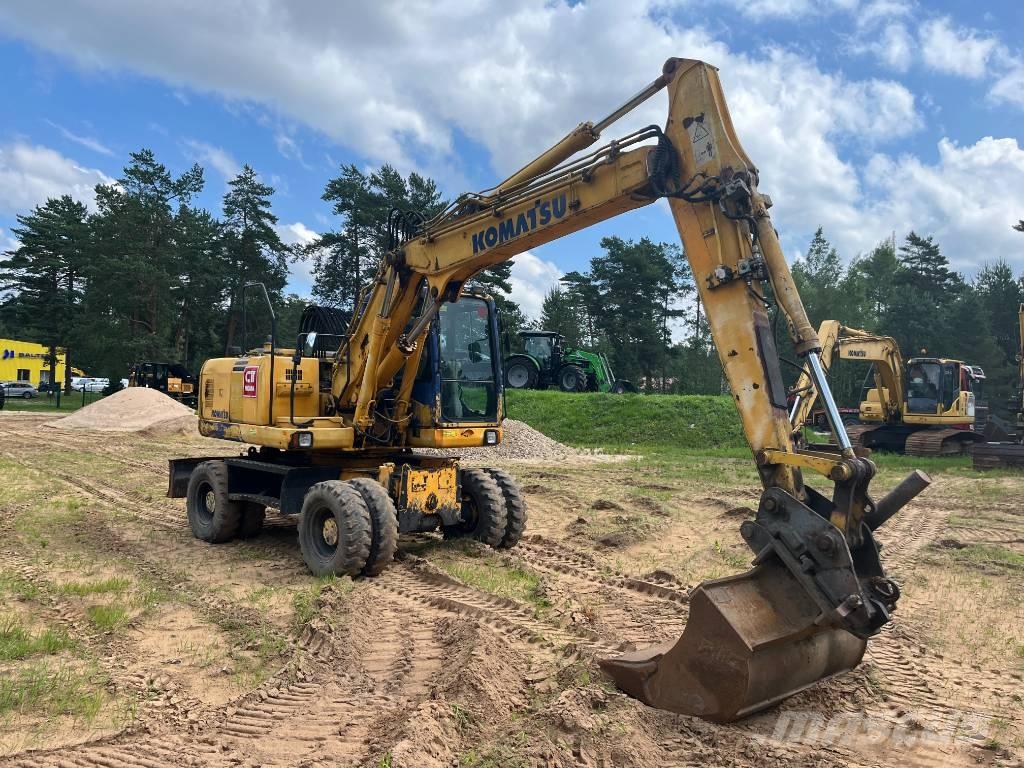 Komatsu PW 160 ES-7K Bageri na kotačima