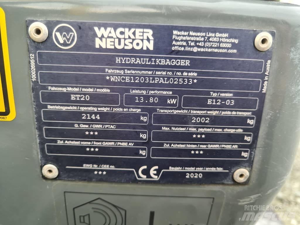 Wacker Neuson ET20 Bageri gusjeničari