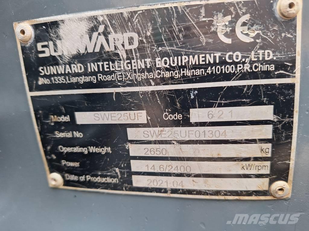 Sunward SWE 25 UF Mini bageri <7t