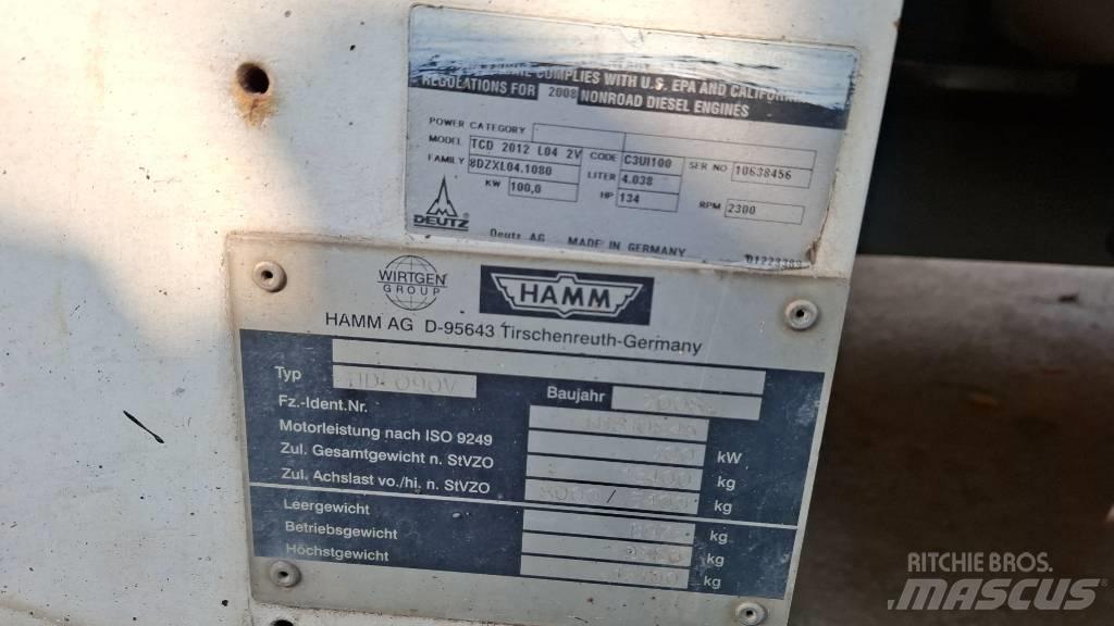 Hamm HDO 90 V Valjci sa dvojnim bubnjem