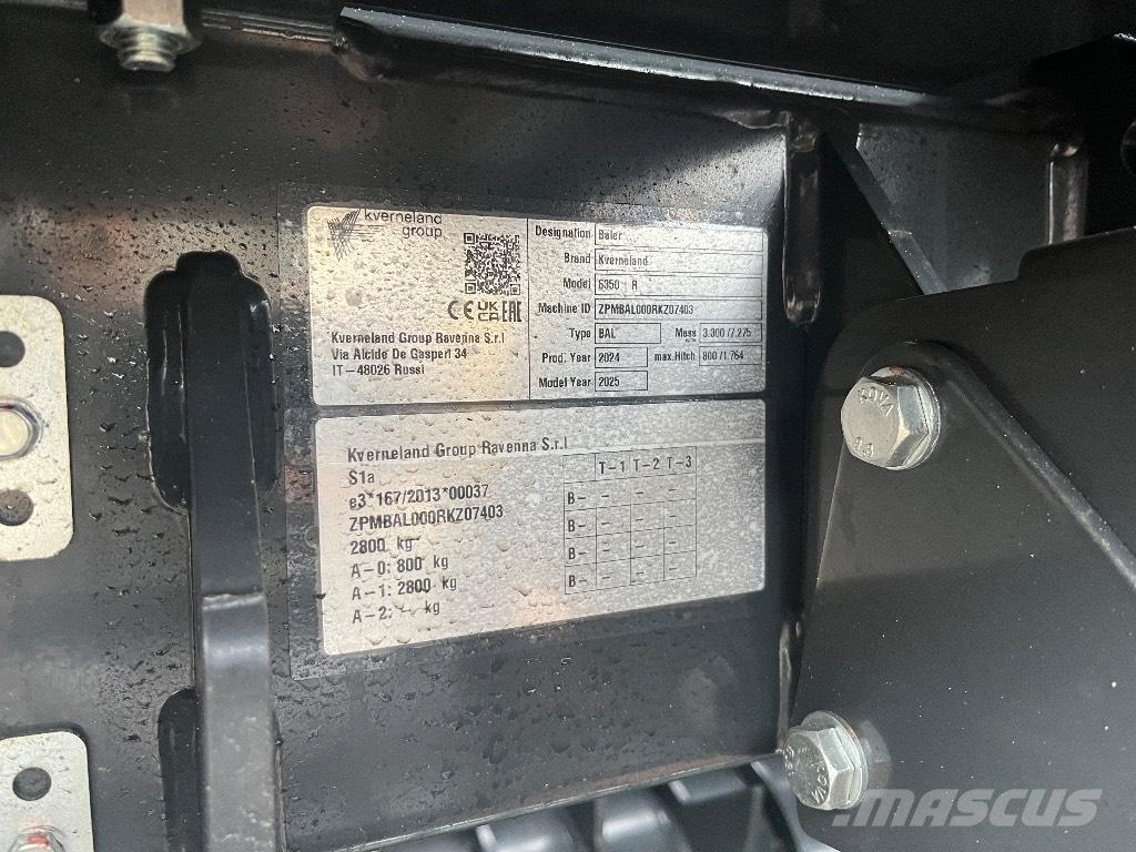 Kverneland 6350R Rolo balirke