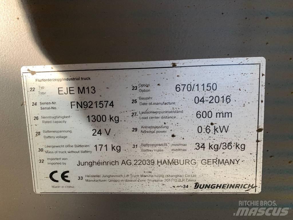 Jungheinrich EJE M13 Nisko podizni električni viličar