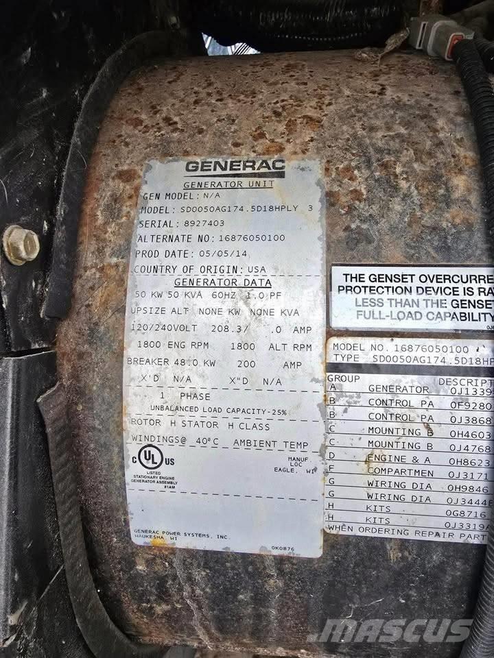 Generac 50 KW Dizel agregati
