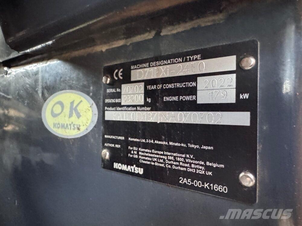 Komatsu D71 PXi-24EO Buldožeri gusjeničari