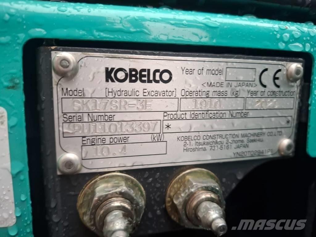 Kobelco SK 17 SR-3E Mini bageri <7t