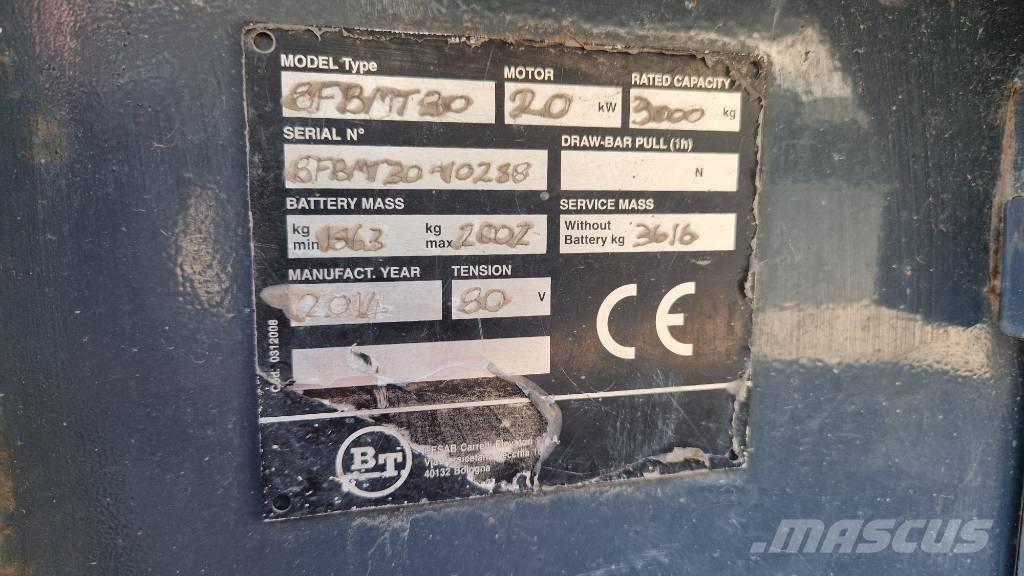 Toyota 8 FBMT 30 Električni viličari