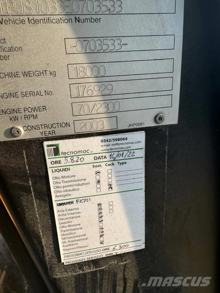 JCB JS 180 Bageri gusjeničari