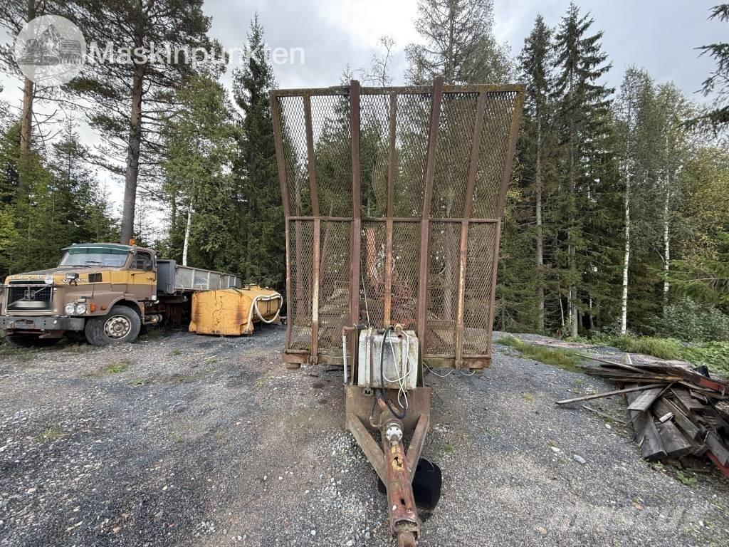  Traktorvagn med kran Ostale prikolice