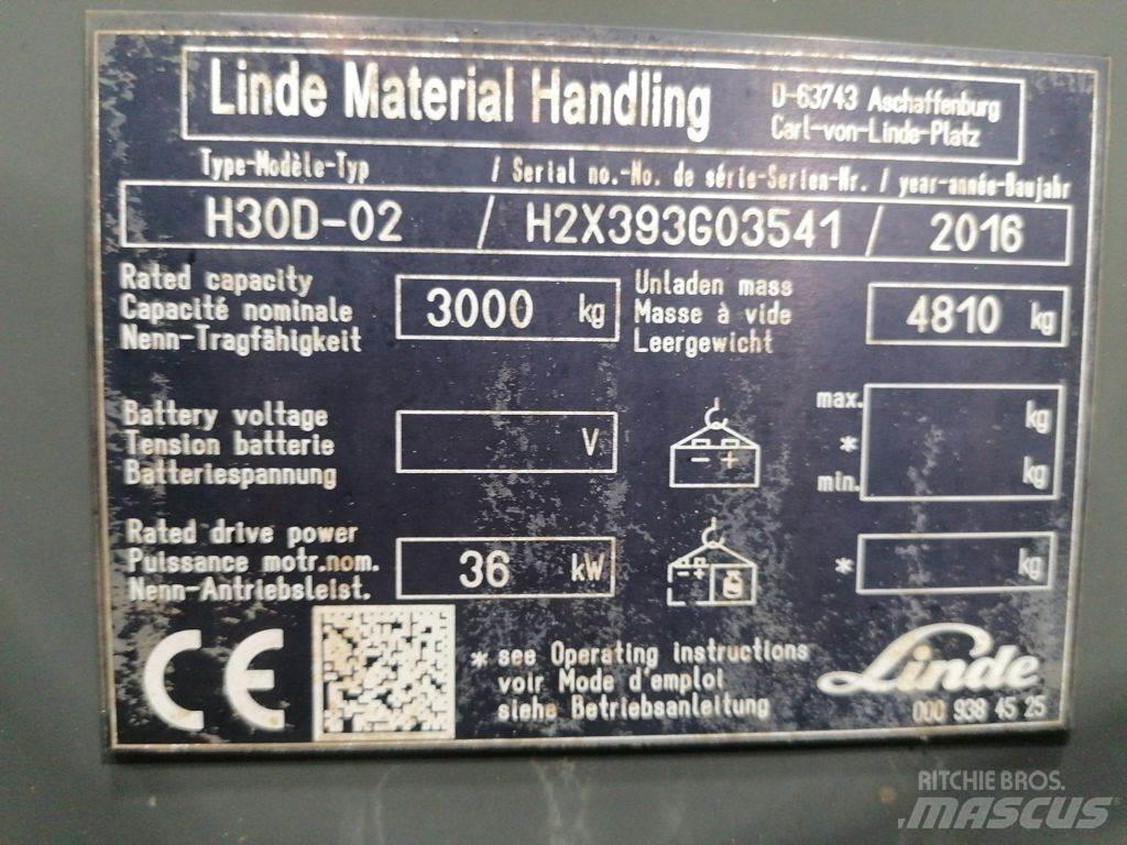 Linde H30D-02 Dizelski viličari