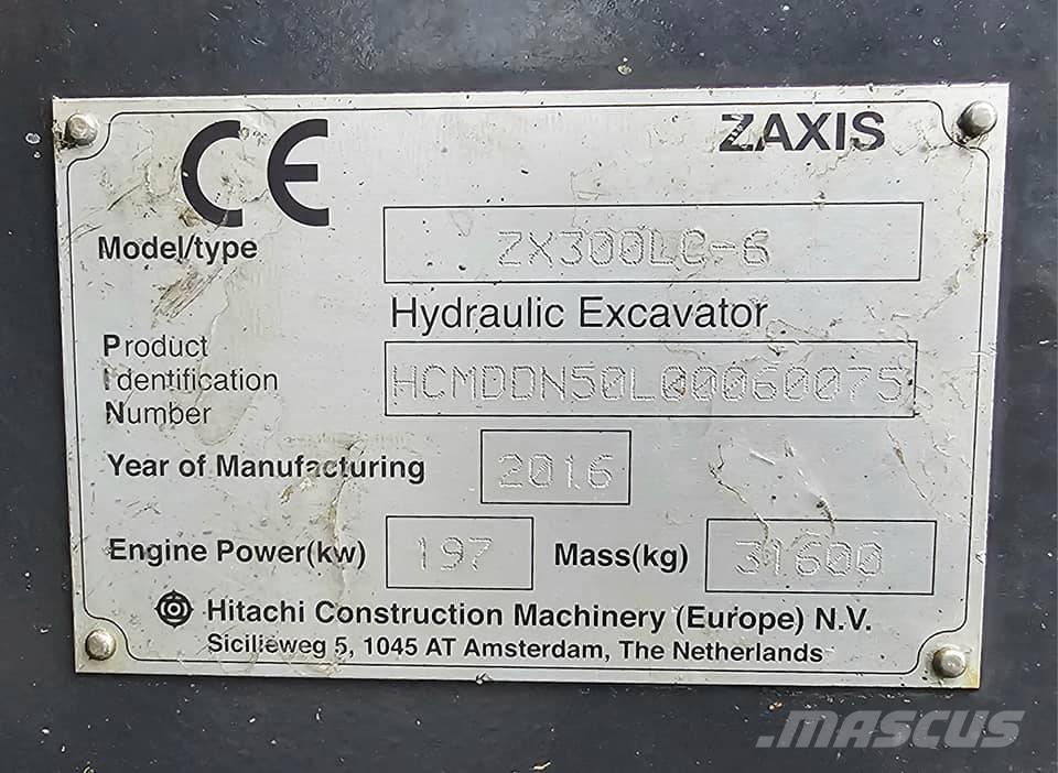 Hitachi ZX 300 LC-6 Bageri gusjeničari