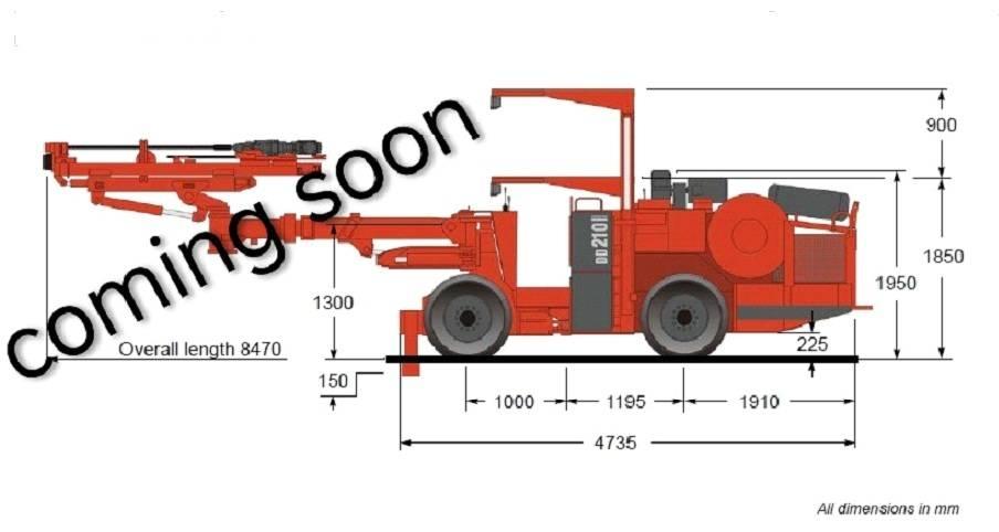 Sandvik DD 210 Oprema za bušenje tunela i podzemnih rudarskih postrojenja