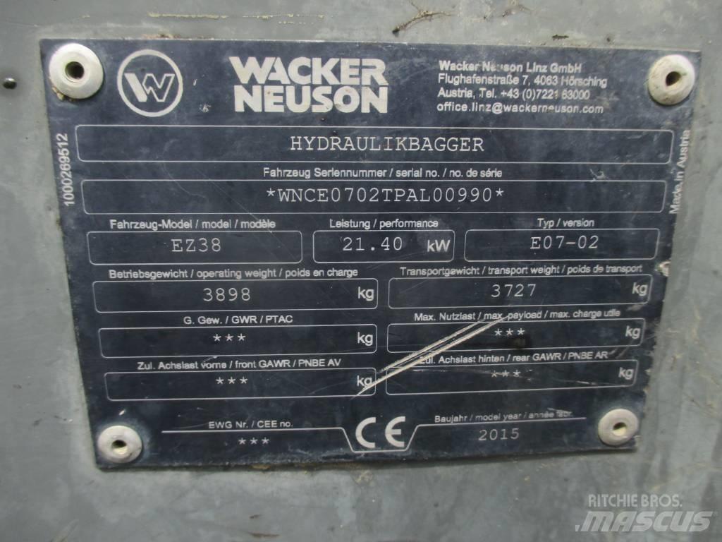 Wacker Neuson EZ 38 Bageri gusjeničari