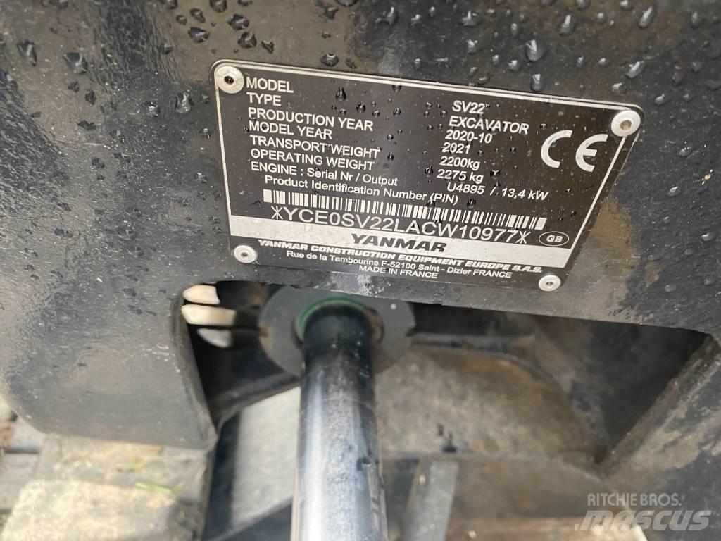 Yanmar SV 22 Mini bageri <7t