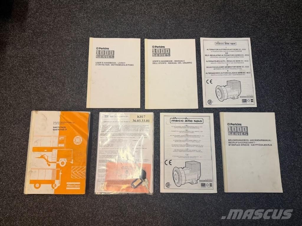 Atlas Copco QAS 78 Dizel agregati