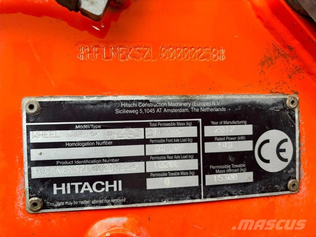 Hitachi ZW 220-6 Utovarivači na kotačima