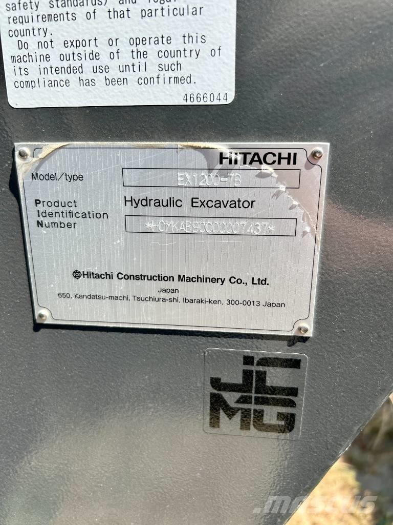 Hitachi EX 1200-7B Bageri gusjeničari