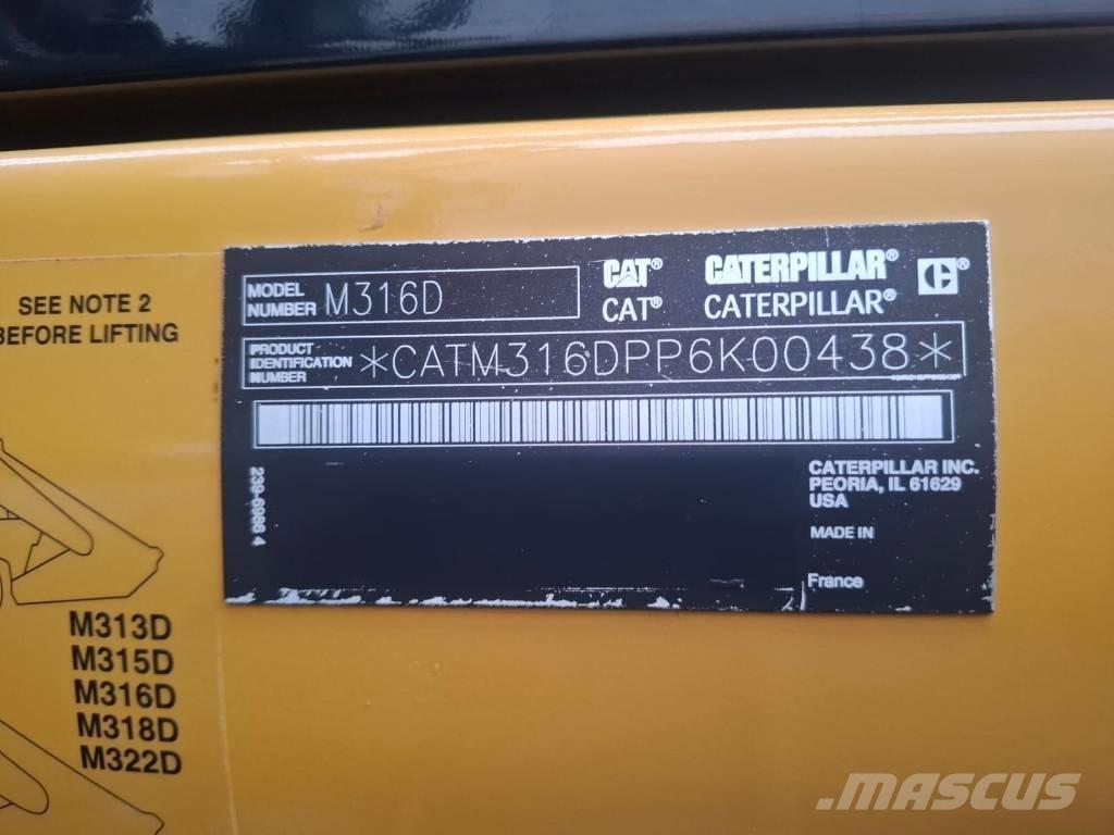 CAT 316D Bageri na kotačima