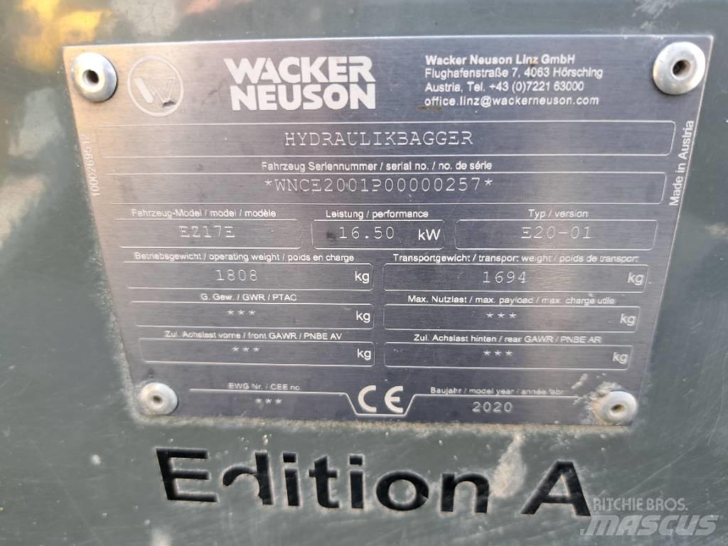 Wacker Neuson EZ17e Bageri gusjeničari