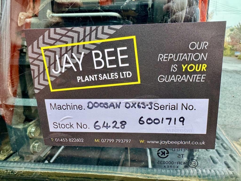 Doosan DX 63 R Mini bageri <7t