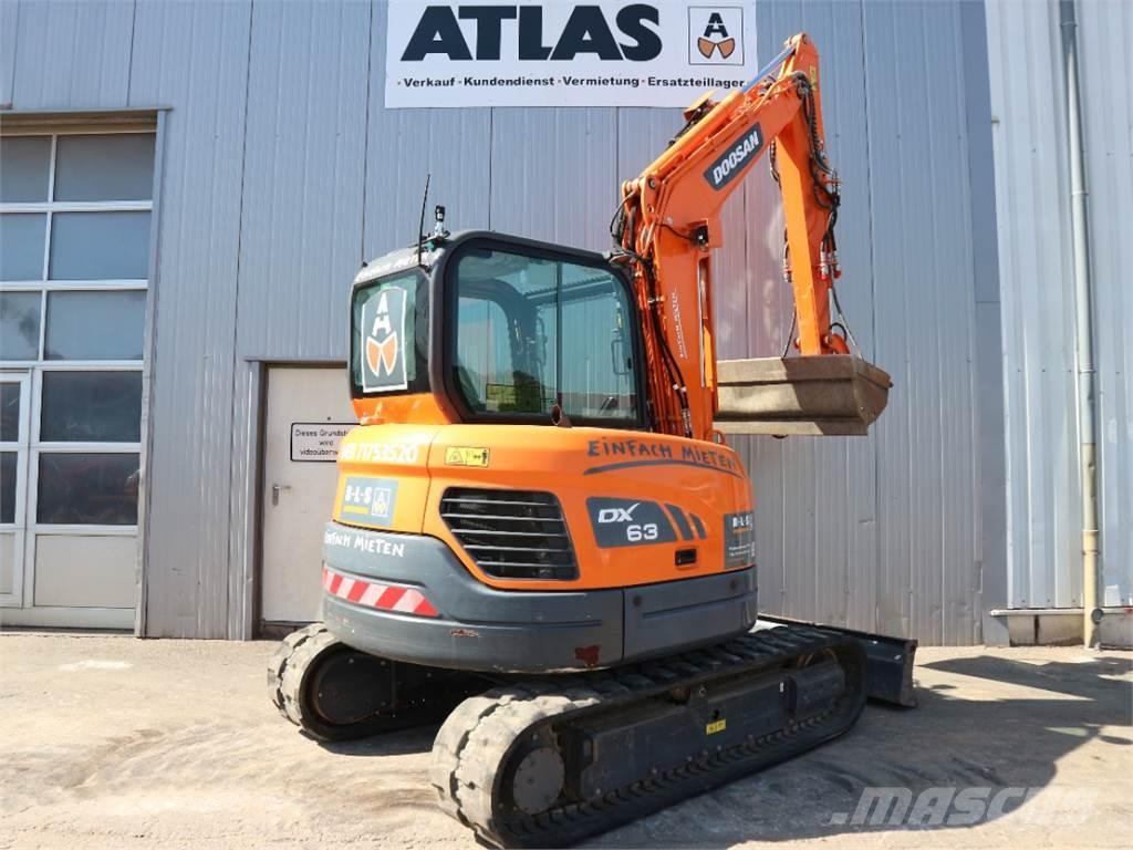Doosan DX63-3 Mini bageri <7t