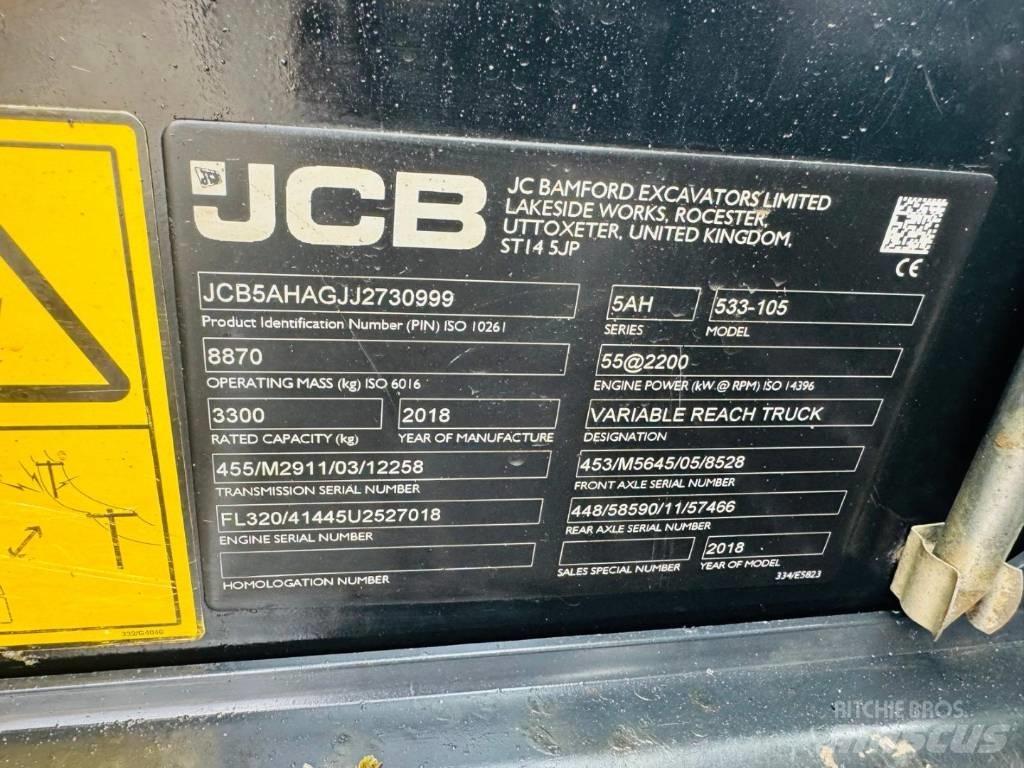 JCB 533-105 Teleskopski viličari