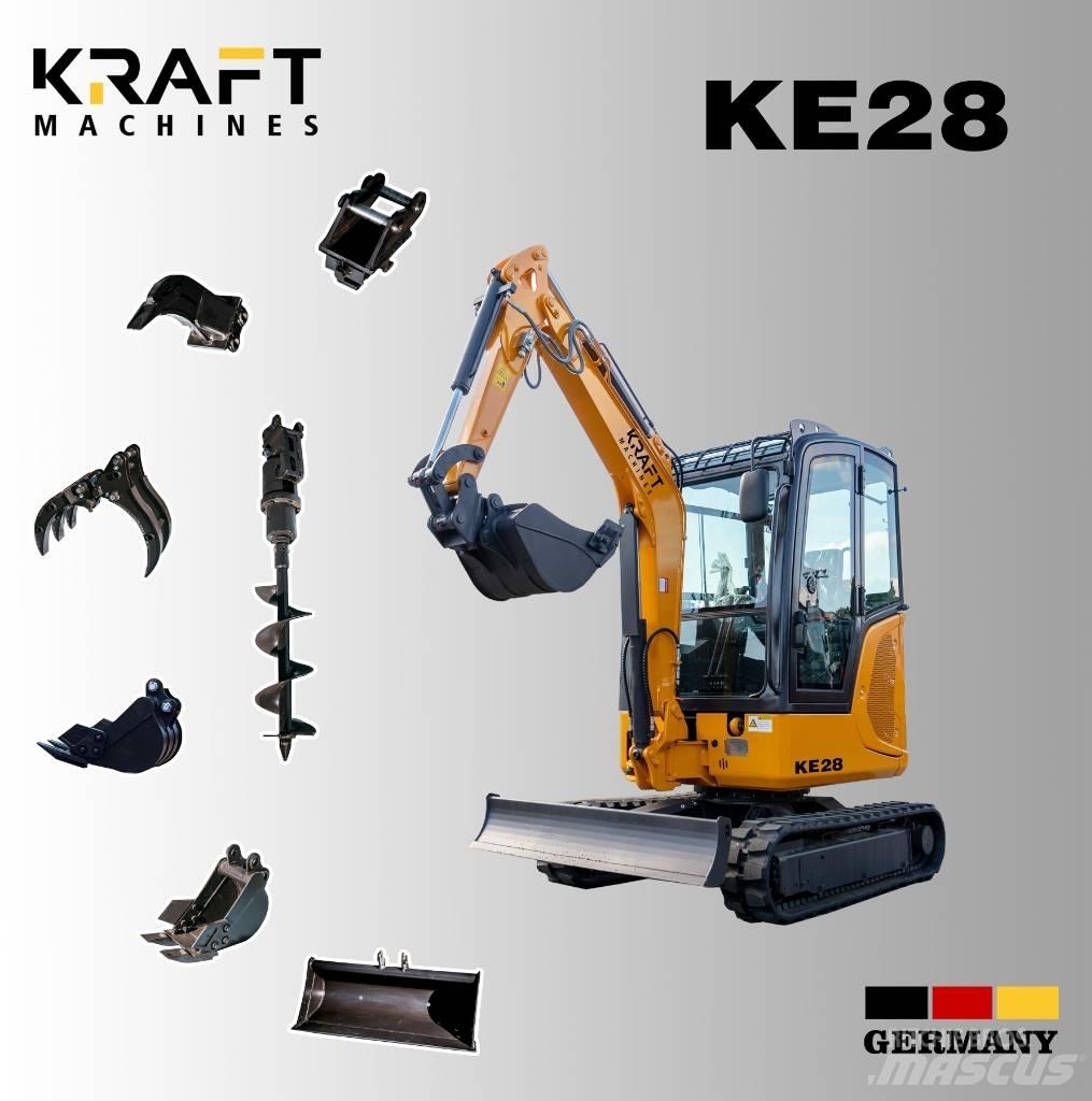 Kraft KE28 Mini bageri <7t