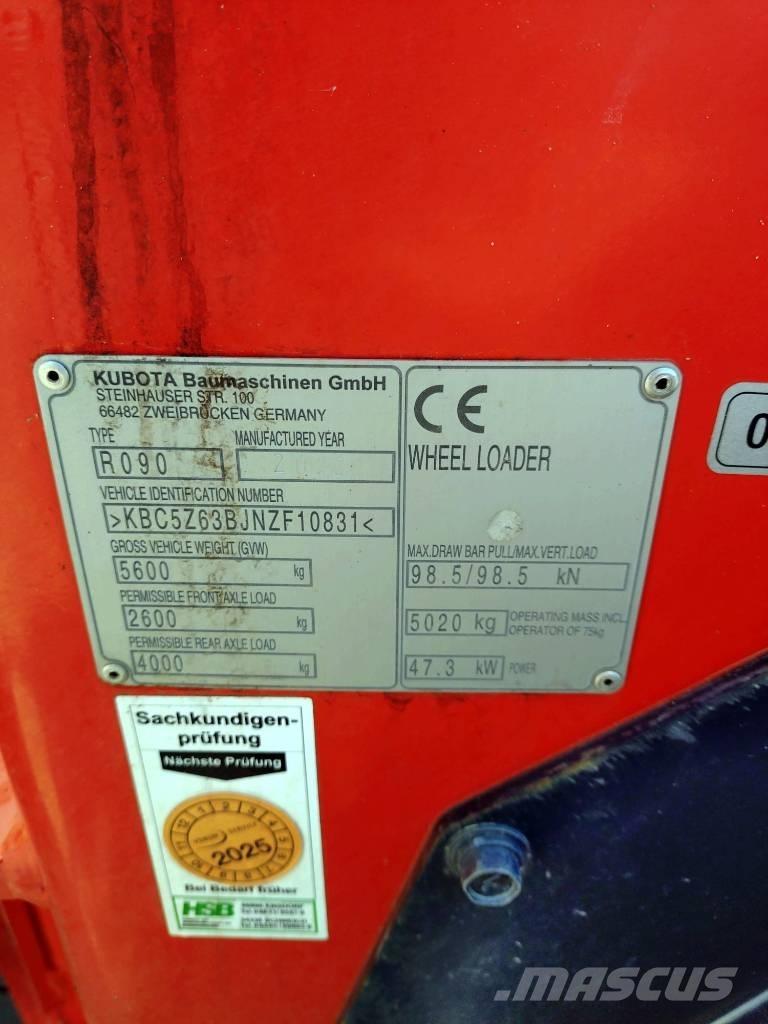Kubota R 090 Utovarivači na kotačima